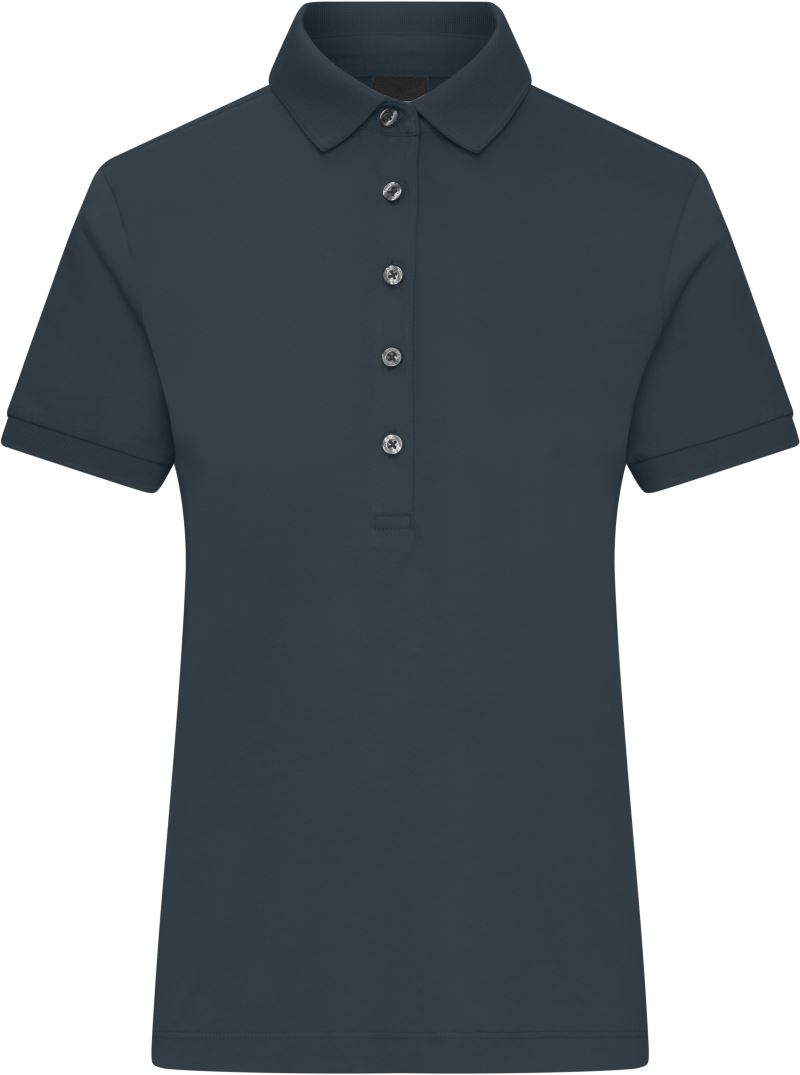 Levně Dámské žerzejové polo - graphite