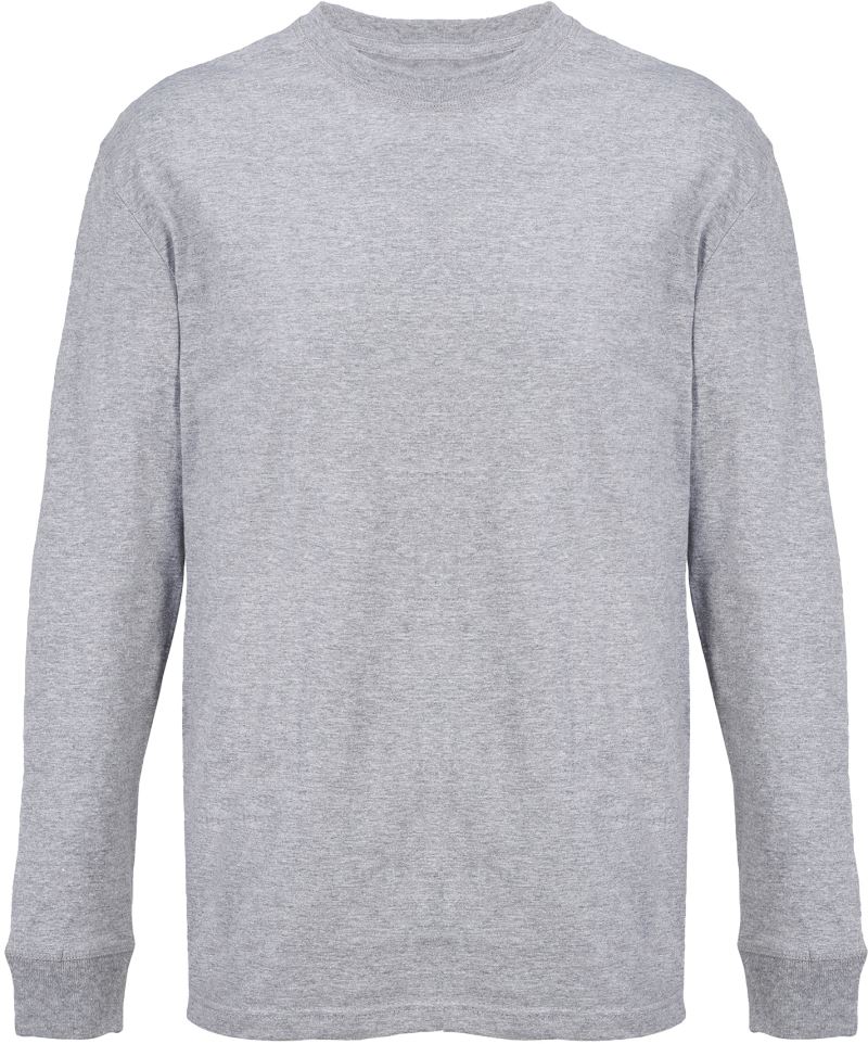 Levně Tričko s dlouhým rukávem z bio bavlny - grey melange