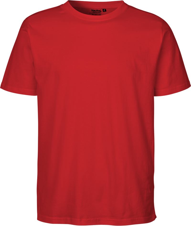 Levně Unisex tričko z bio bavlny - red