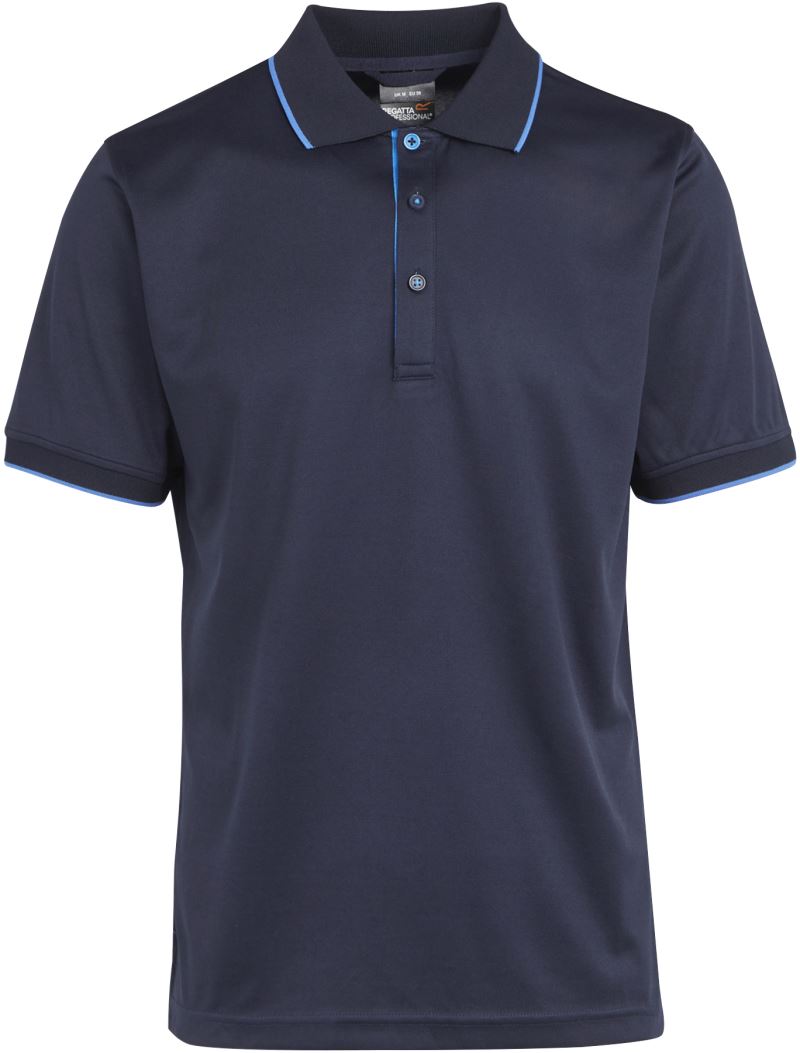 Levně Piqué polo "Navigate" - navy/french blue