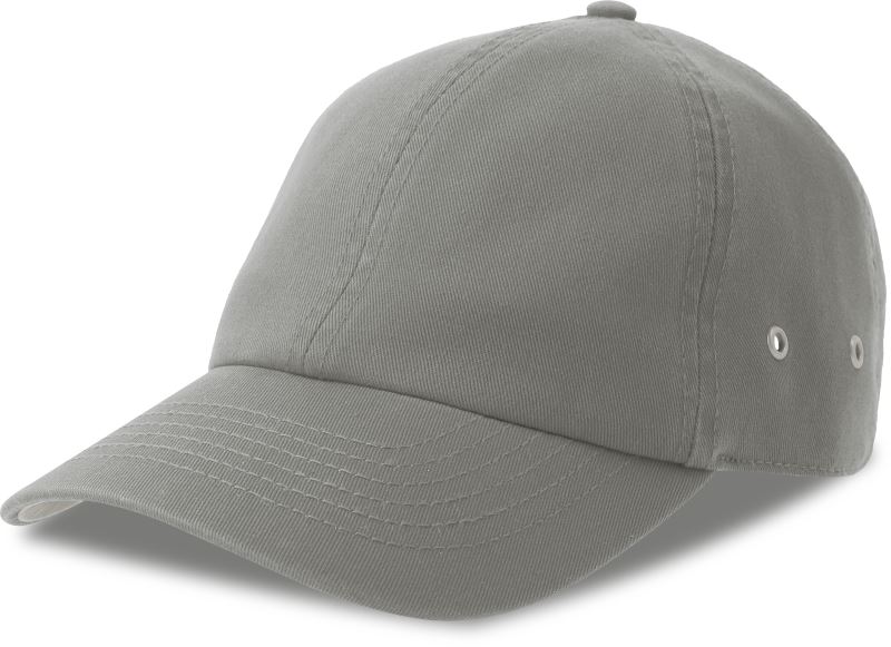 6 panelová baseballová kšiltovka - grey