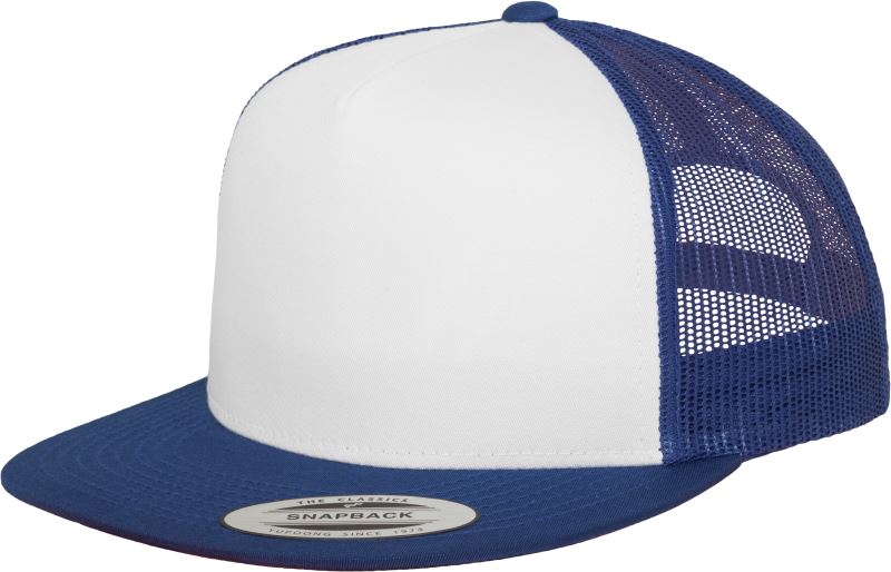 Levně 5 panelová Trucker kšiltovka - royal/white/royal