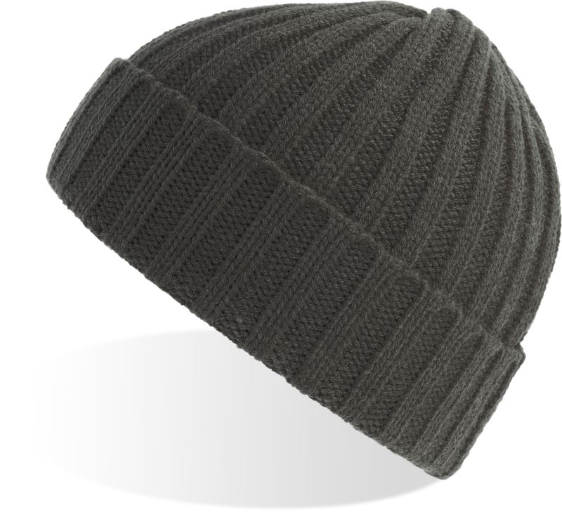Levně Pletená čepice "Shore" - dark grey
