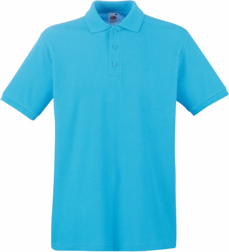Levně Piqué polo - azure blue