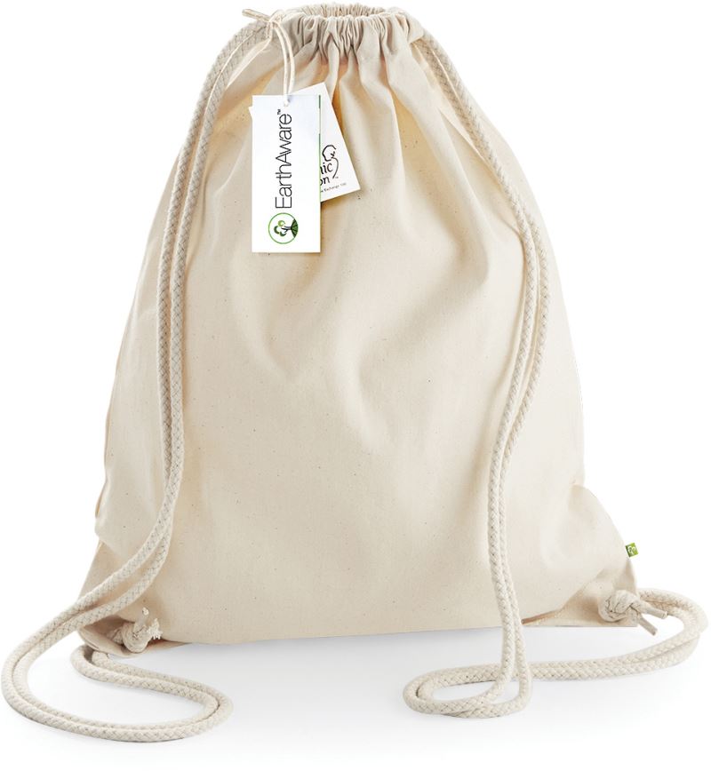 Levně Vak EarthAware® z těžké bio bavlny - natural