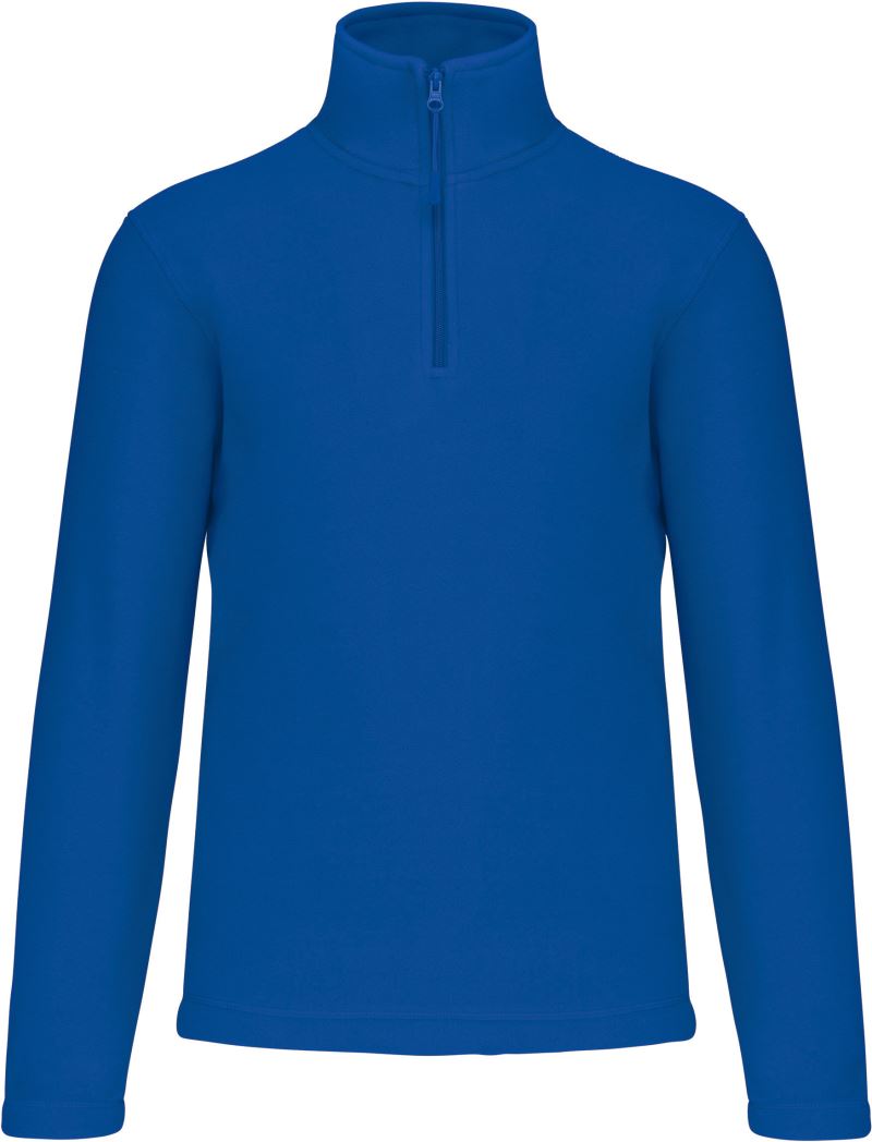 Mikrofleecová mikina s 1/4 zipem "Enzo" - royal blue