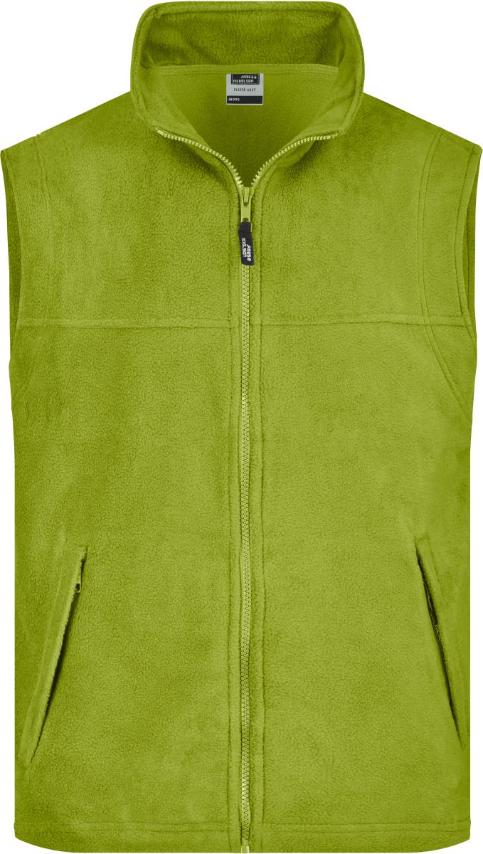Levně Fleecová vesta - lime green