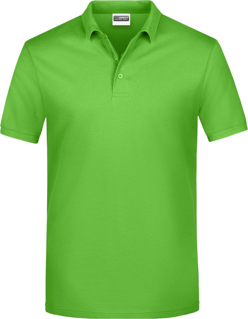 Levně Pánské piqué polo - lime green