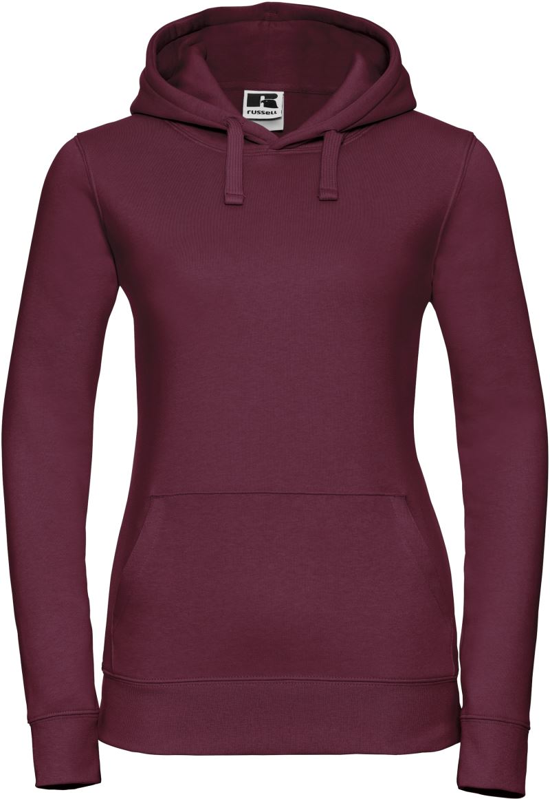 Dámská mikina s kapucí "Authentic" - burgundy