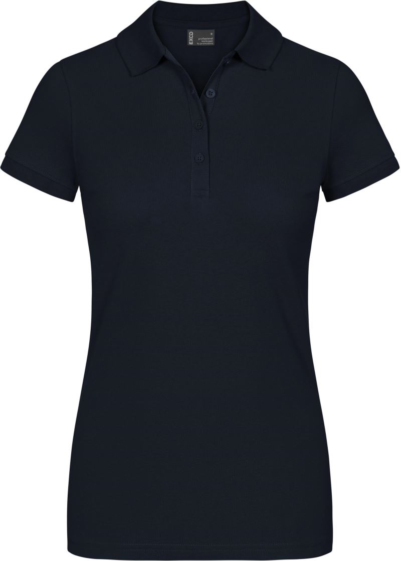Levně Dámské pracovní piqué polo - EXCD - navy