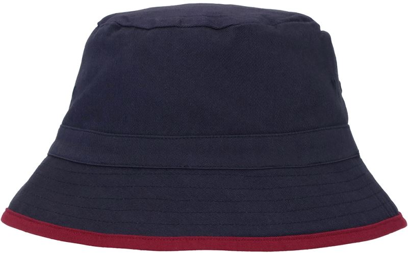 Levně Klobouk z bio bavlny - navy/bordeaux