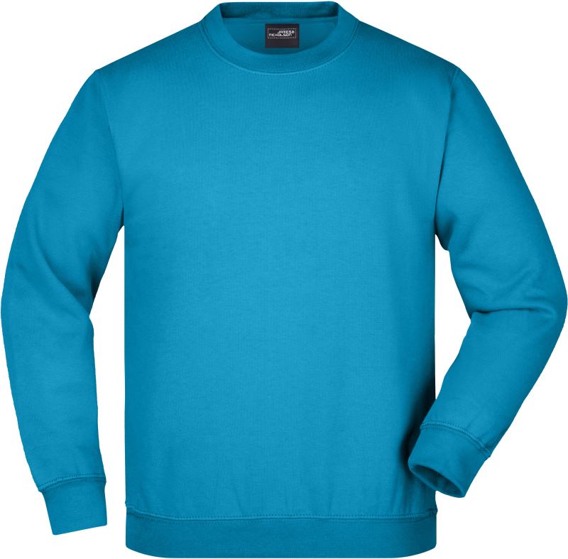Levně Dětská mikina z těžké bavlny - turquoise