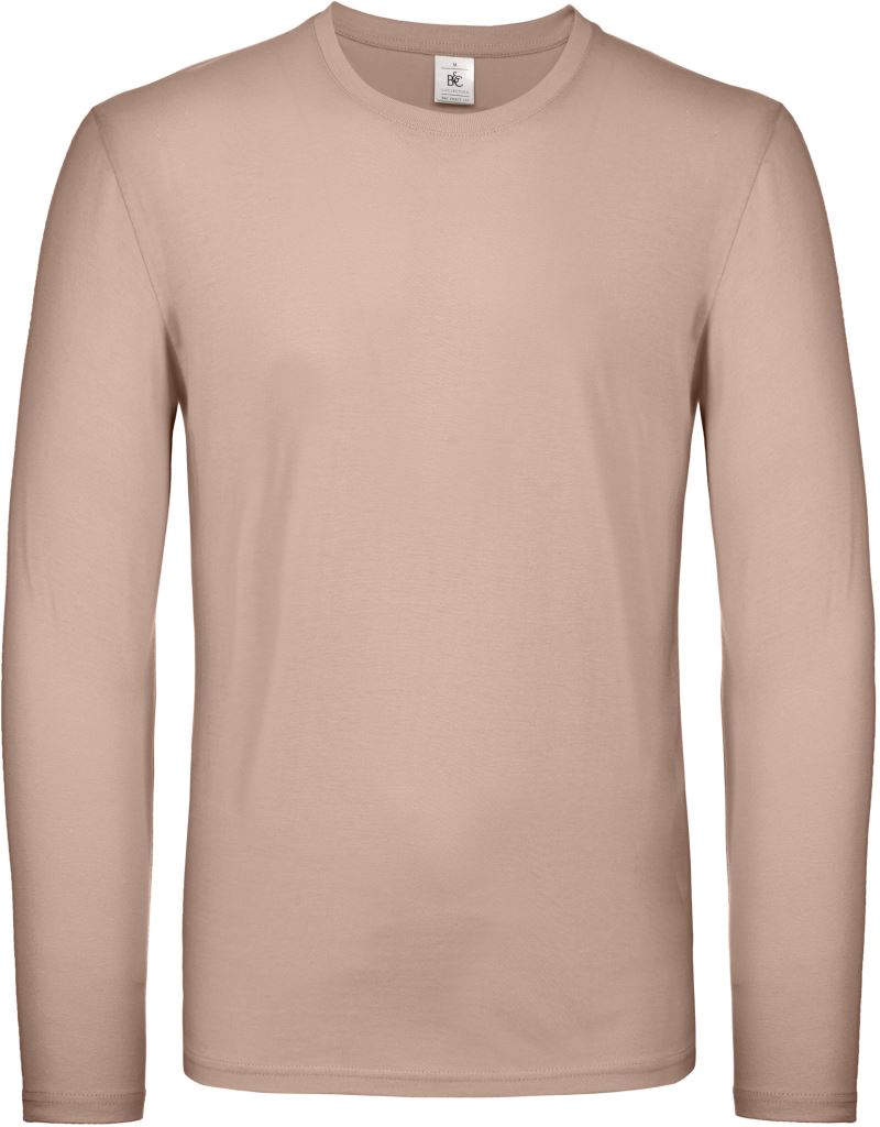 Levně Tričko s dlouhým rukávem - millennial pink
