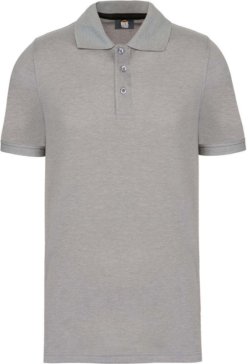 Levně Pánské pracovní piqué polo z těžké bavlny - oxford grey