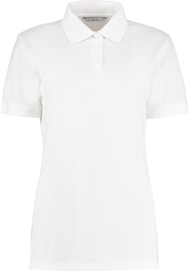 Levně Dámské piqué polo "Superwash" - white