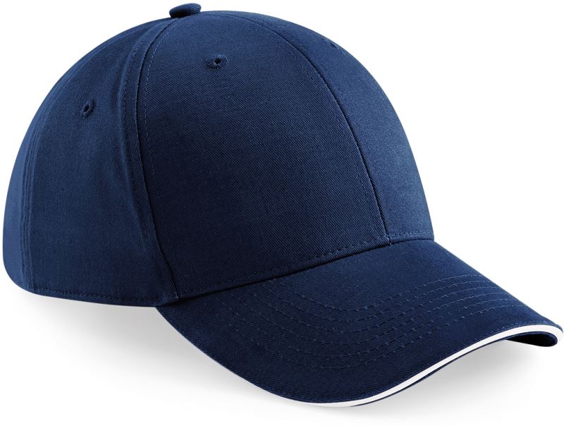 Levně 6 panelová sandwich kšiltovka "Athleisure" - french navy/white