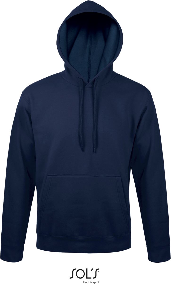 Levně Unisex mikina s kapucí - french navy