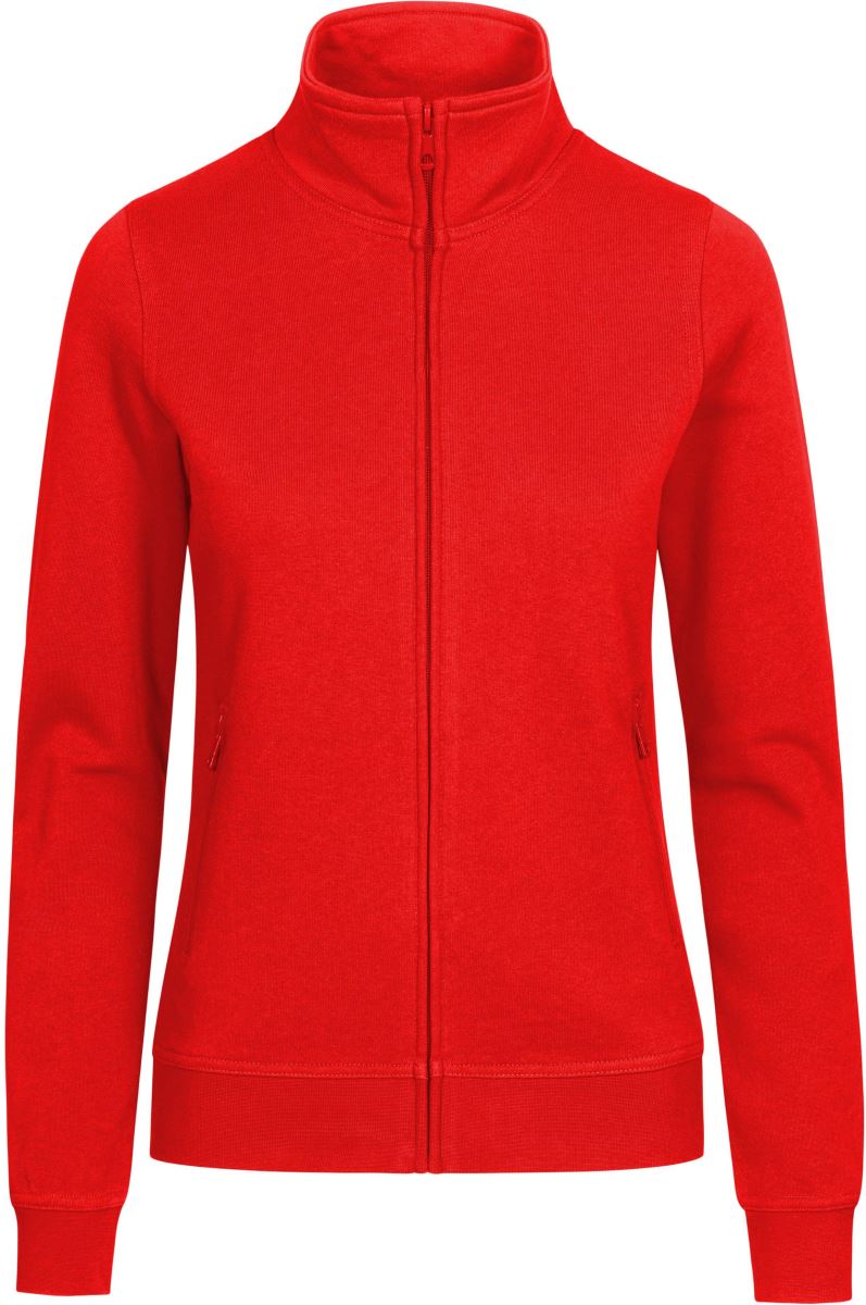 Levně Dámská pracovní mikina - EXCD - fire red