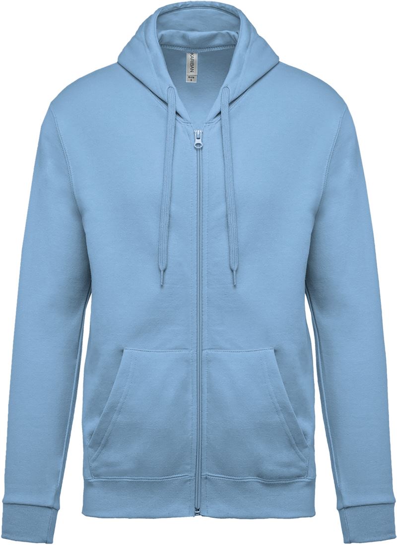 Levně Mikina s kapucí - sky blue