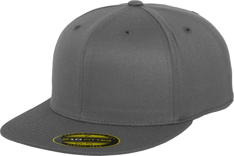 Levně 6 panelová kšiltovka Premium 210 Fitted - dark grey
