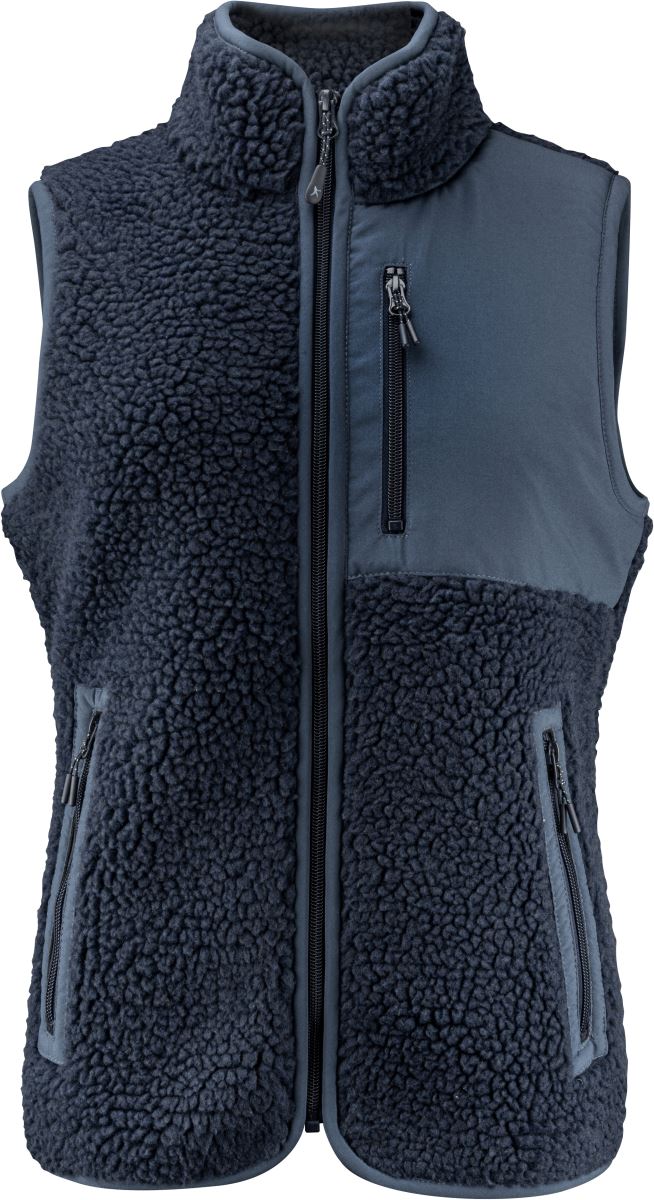 Levně Dámská fleecová vesta Sherpa "Two-Tone" - navy