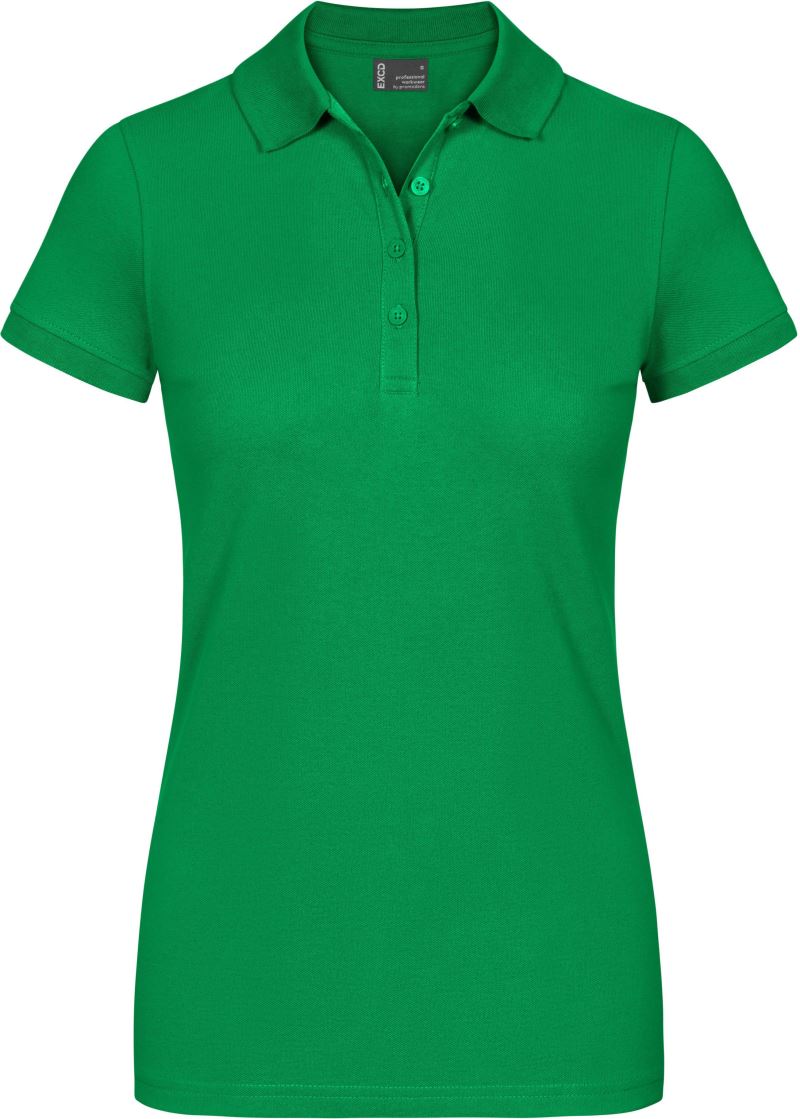 Levně Dámské pracovní piqué polo - EXCD - green