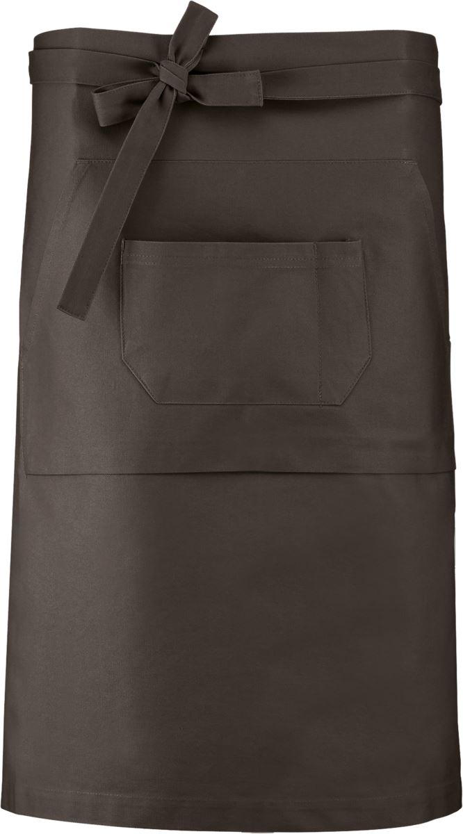 Levně Barová zástěra středně dlouhá - dark grey