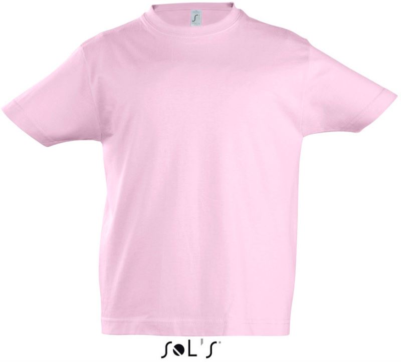 Levně Dětské tričko z těžké bavlny - medium pink