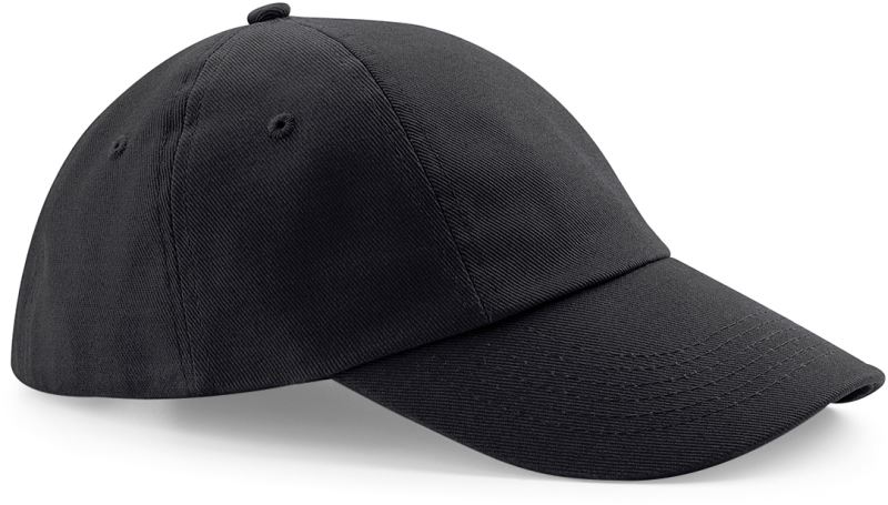 6 panelová nízkoprofilová kšiltovka - black