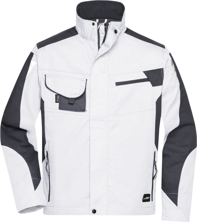 Levně Pracovní bunda - Strong - white/carbon