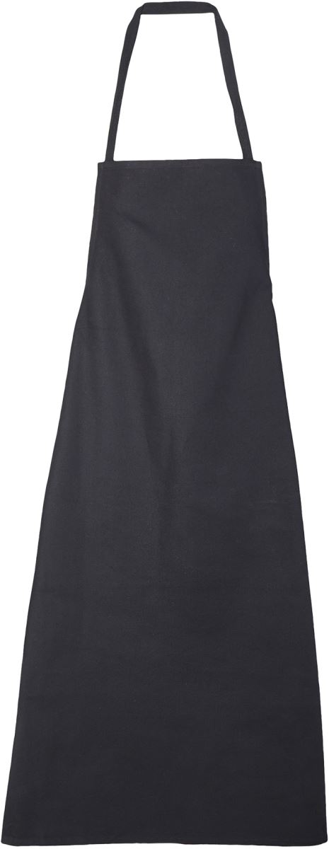 Levně Zástěra s laclem - deep black