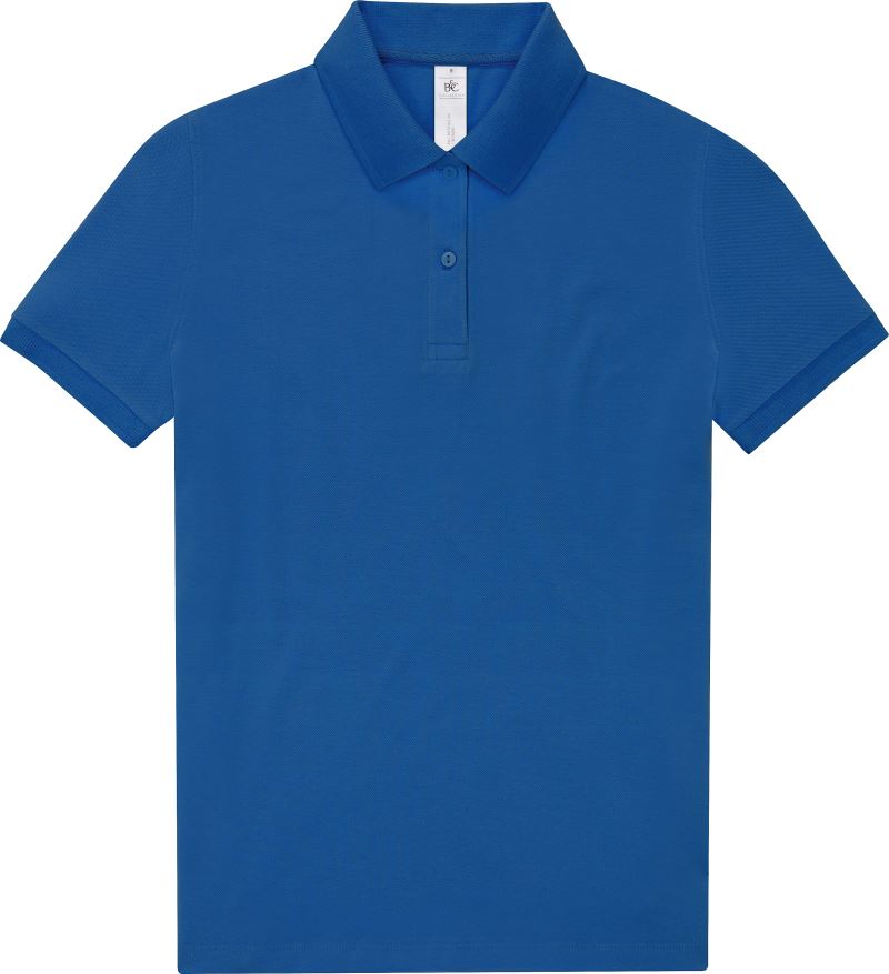 Dámské piqué polo z těžké bavlny - royal blue
