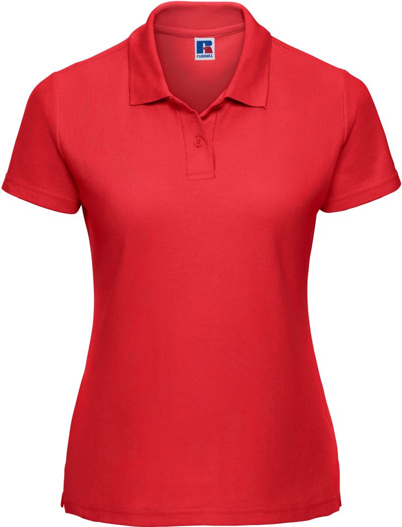 Levně Dámské piqué polo - bright red