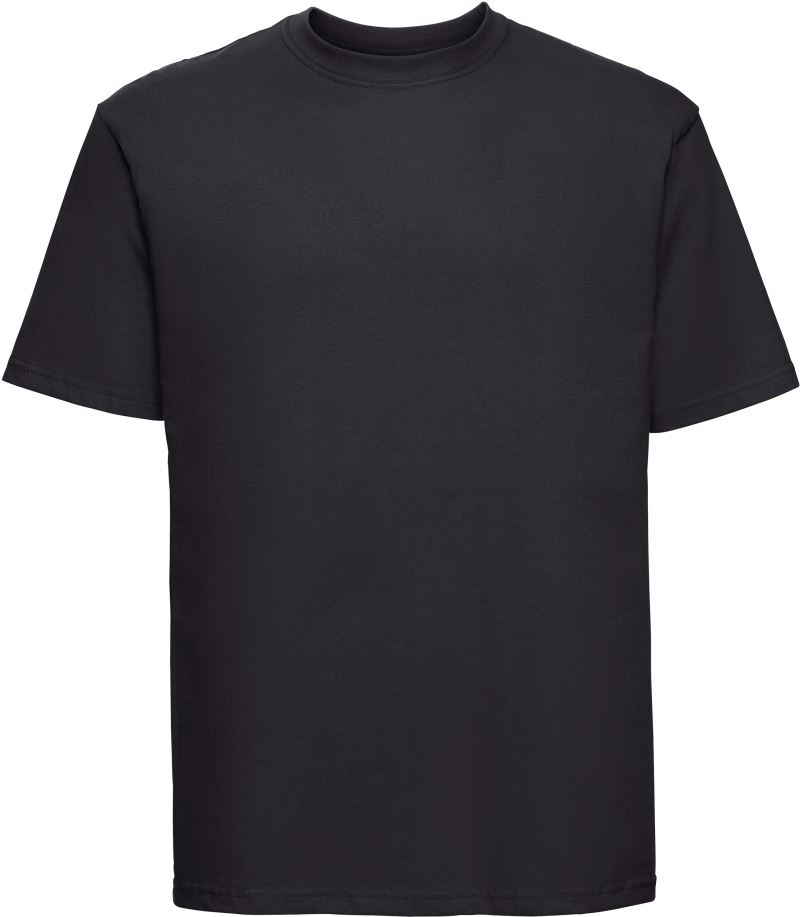 Tričko z těžké bavlny "Authentic" - black