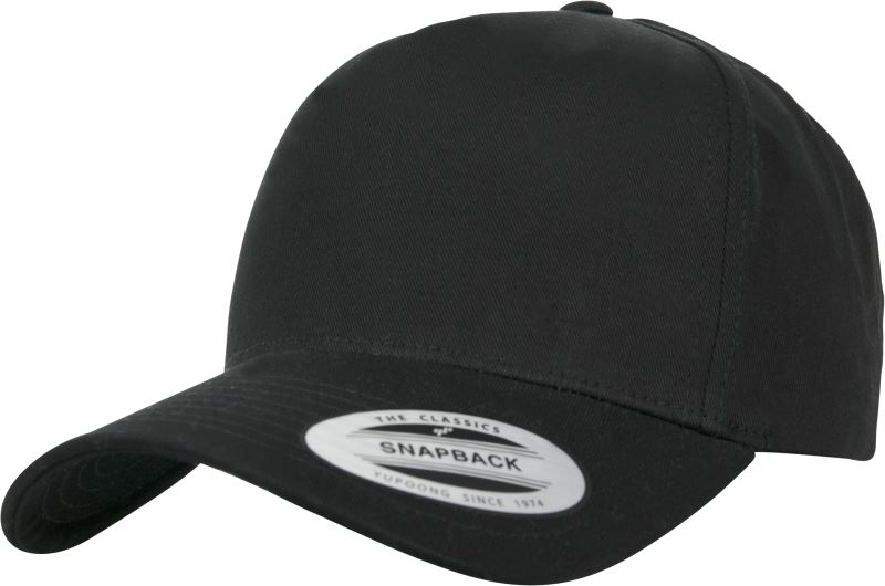 Levně 5 panelová Snapback kšiltovka - black