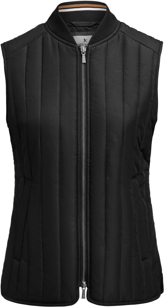 Levně Dámská prošívaná vesta - black