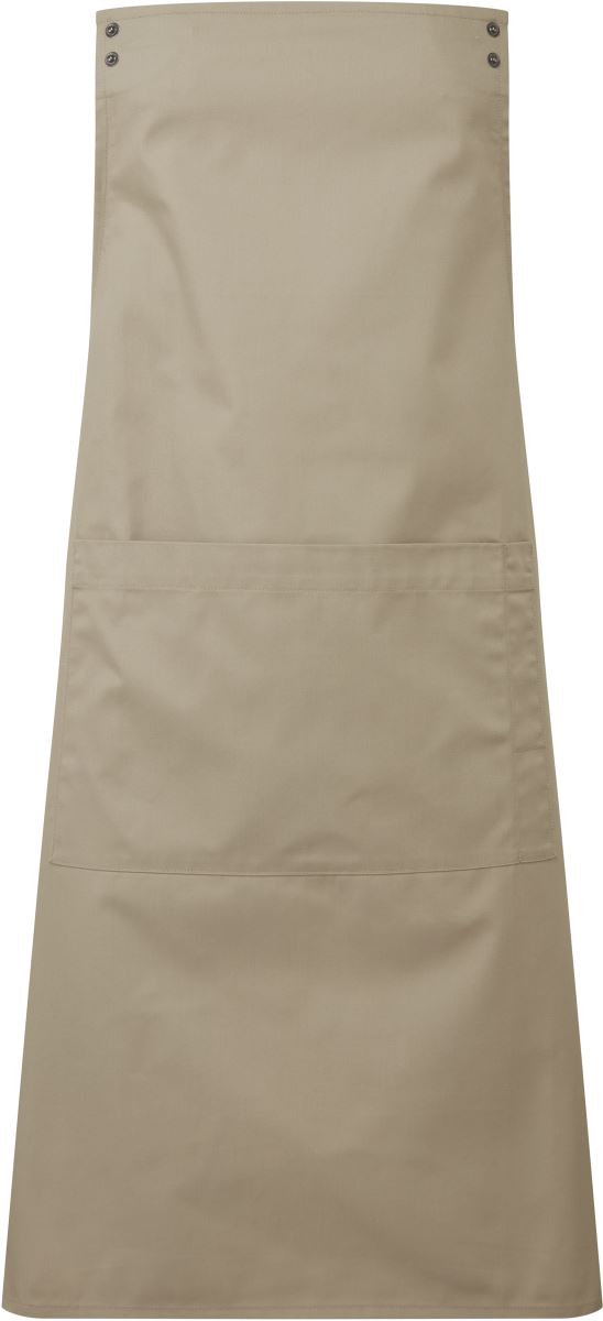 Levně Zástěra s laclem "Swap and Pop" - khaki