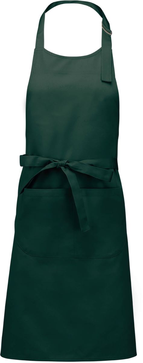 Levně Zástěra s laclem "Sommelier" - bottle green