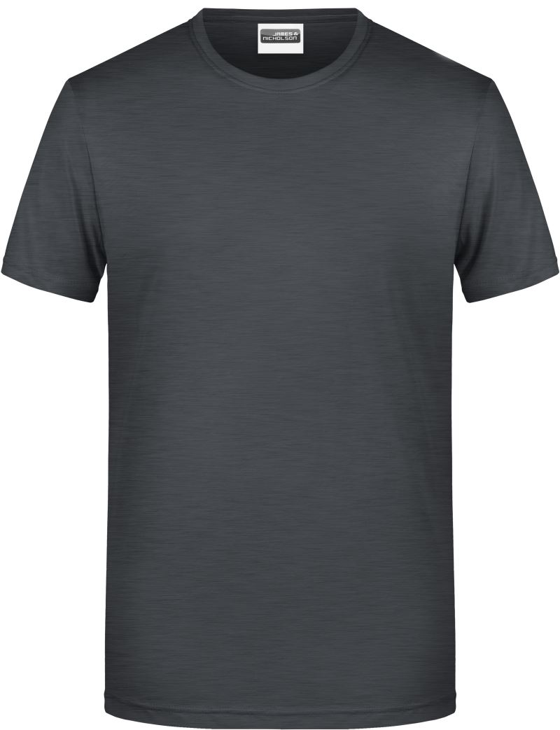 Levně Pánské tričko z bio bavlny - black heather