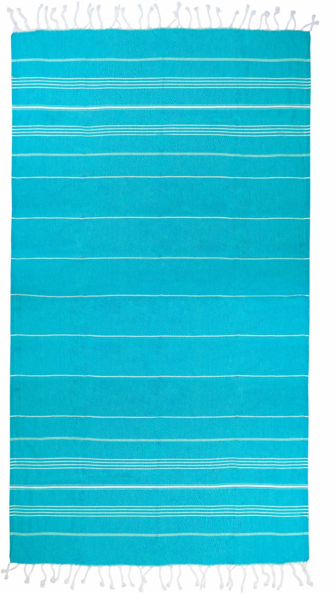 Levně Hamam ručník "Sultan" - turquoise/white