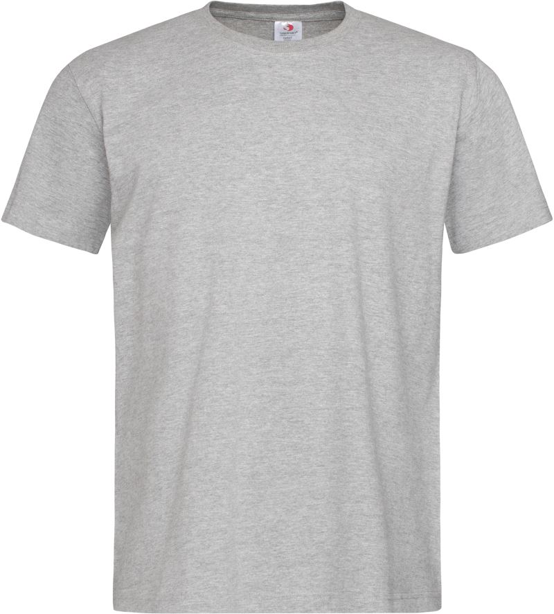 Levně Pánské tričko z těžké bavlny - grey heather