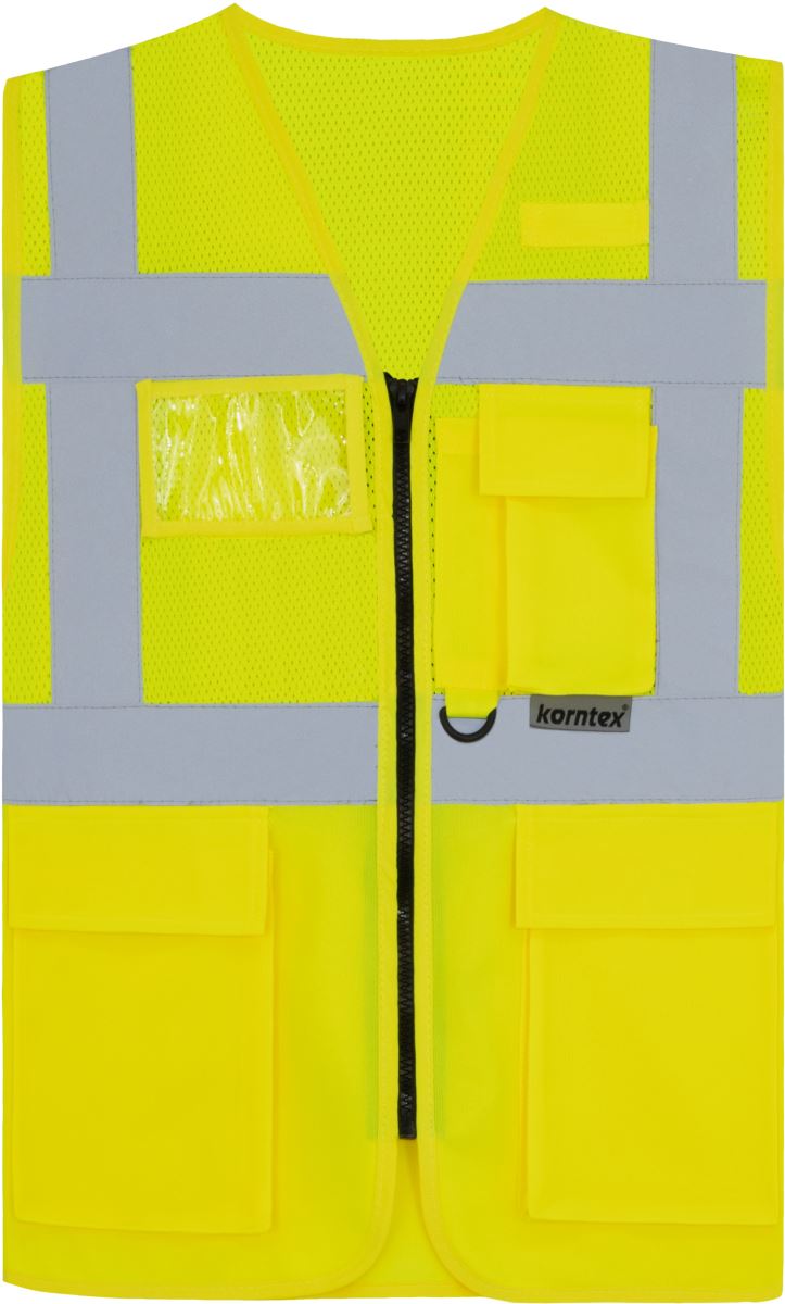 Hi-Vis multifunkční vesta - hi vis yellow