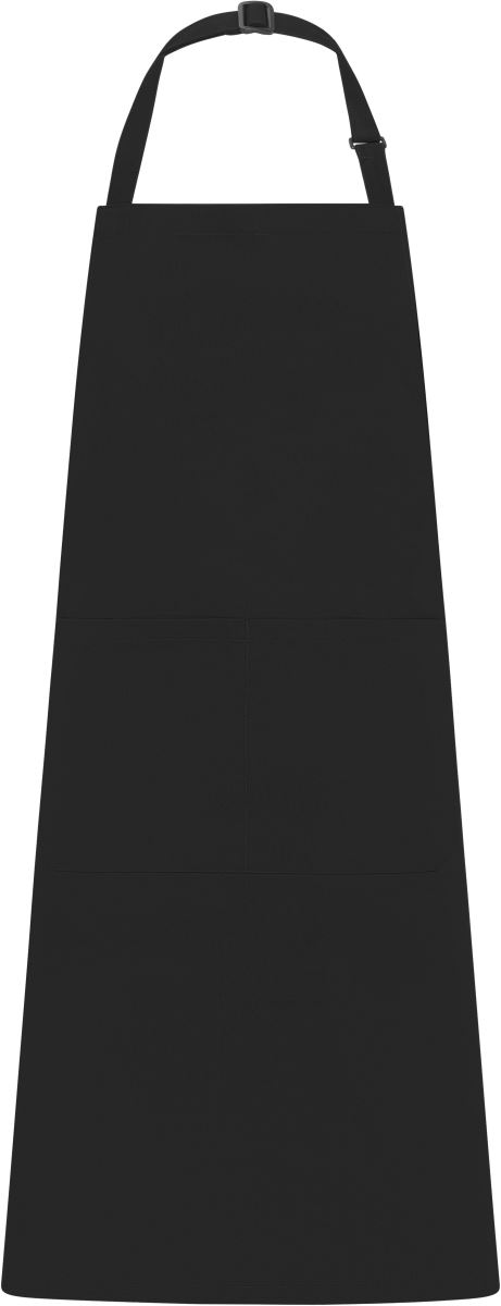 Zástěra s laclem - black