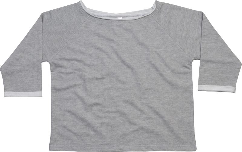 Levně Dámská mikina "Flash Dance" - heather grey melange