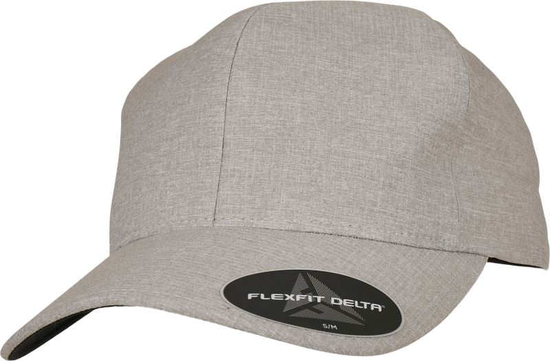 Levně 6 panelová kšiltovka "Delta" - silver melange