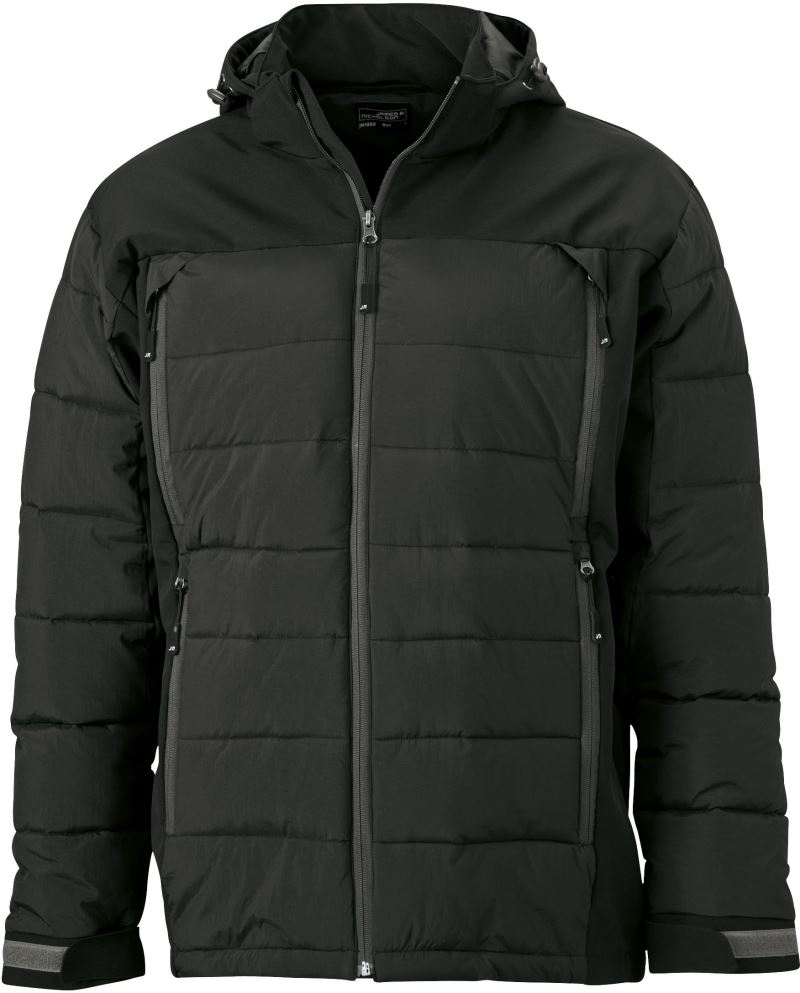Levně Pánská outdoorová hybridní bunda - black