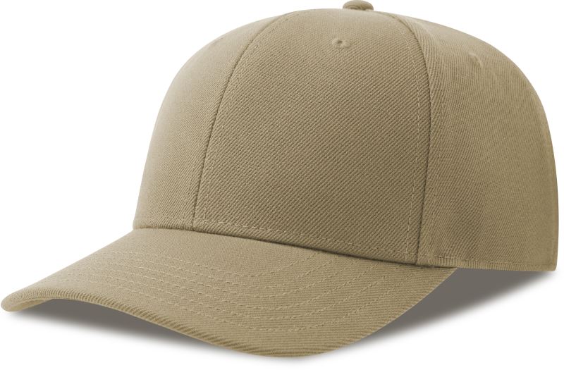 6 panelová kšiltovka - khaki