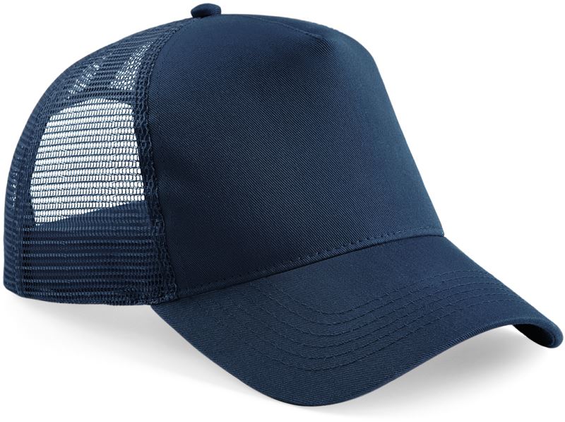 Levně 5 panelová Trucker kšiltovka - french navy/french navy