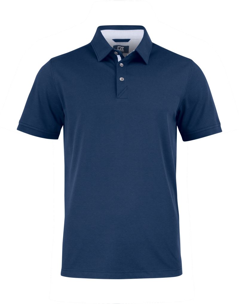 Levně Pánské piqué polo "Advantage Premium" - dark navy