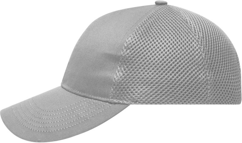 Levně 6 panelová kšiltovka ze vzdušné síťoviny - light grey